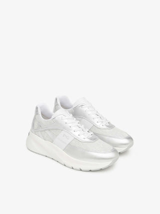 SNEAKERS DONNA - NERO GIARDINI ARGENTO - E615183D 2