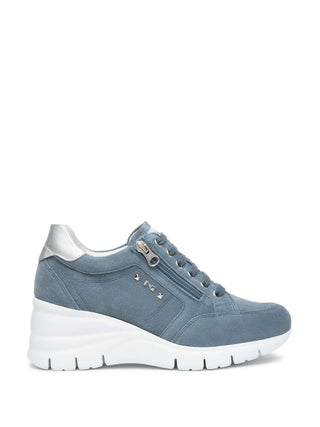 SNEAKERS DONNA - NERO GIARDINI BLU - E615220D