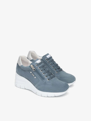 SNEAKERS DONNA - NERO GIARDINI BLU - E615220D 2