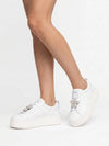 SNEAKERS DONNA - NERO GIARDINI BIANCO - E615311D 5