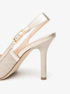DECOLLETE DONNA - NERO GIARDINI BEIGE - E615430DE 3