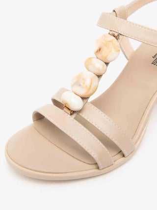 SANDALO DONNA - NERO GIARDINI BEIGE - E615860D 3