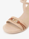SANDALO DONNA - NERO GIARDINI BEIGE - E615881D 3