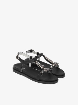 SANDALO DONNA - NERO GIARDINI NERO - E615931D 2