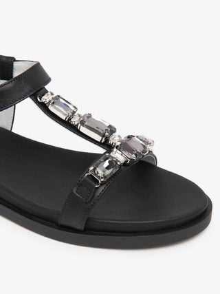 SANDALO DONNA - NERO GIARDINI NERO - E615931D 3