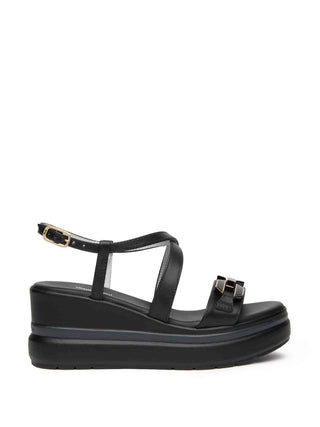 SANDALO DONNA - NERO GIARDINI NERO - E615953D