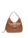 BORSA A SPALLA DONNA - NERO GIARDINI CUOIO - E644161D 1