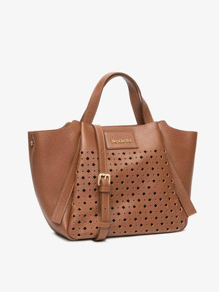 BORSA A MANO DONNA - NERO GIARDINI CUOIO - E644230D 2