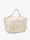 BORSA A MANO DONNA - NERO GIARDINI PANNA - E644230D 2