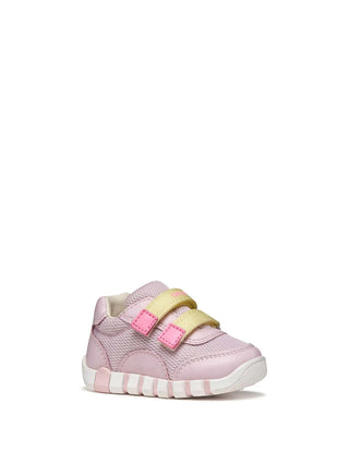 SNEAKERS BAMBINA - GEOX ROSA-GIALLO - B3558A 01454 2