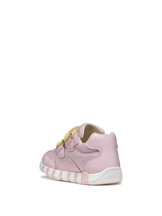 SNEAKERS BAMBINA - GEOX ROSA-GIALLO - B3558A 01454 3
