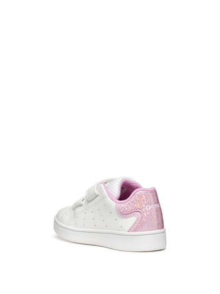 Mädchen-Sneaker - GEOX Weiß-Rosa - B365MA 054BJ 3