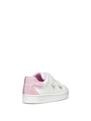 Mädchen-Sneaker - GEOX Weiß-Rosa - B365MA 054BJ 4