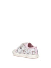 SNEAKERS BAMBINA - GEOX BIANCO-ROSA - B451MB 000AN 5