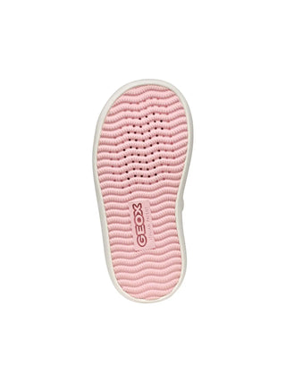 SNEAKERS BAMBINA - GEOX BIANCO-ROSA - B451MB 000AN 8