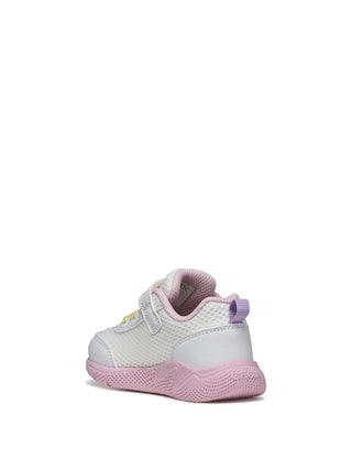 SNEAKERS BAMBINA - GEOX BIANCO-ROSA - B454TD 01454 3
