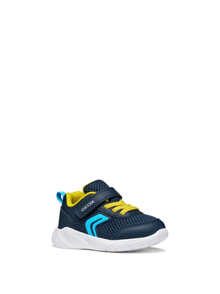 SNEAKERS BAMBINO - GEOX NAVY-GIALLO - B454UC 01454 2