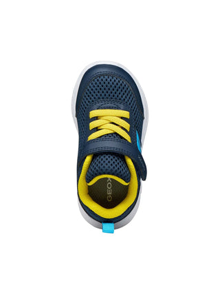 SNEAKERS BAMBINO - GEOX NAVY-GIALLO - B454UC 01454 5
