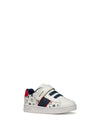 SNEAKERS BAMBINO - GEOX BIANCO-ROSSO - B455LA 000BC 2