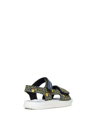 SANDALO BAMBINO - GEOX NAVY-VERDE - B455SC 000CE 4