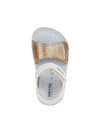 SANDALO BAMBINA - GEOX BIANCO-ORO - B455TB 054AJ 6