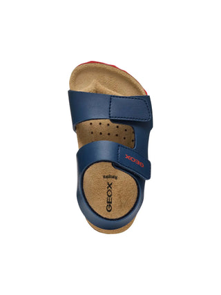 SANDALO BAMBINO - GEOX NAVY-ROSSO - B552QB 000BC 7