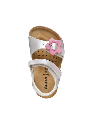 SANDALO BAMBINA - GEOX BIANCO - B552RD 000NF 6
