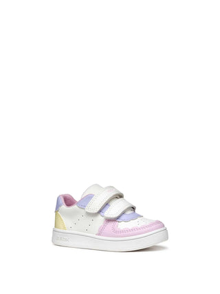 SNEAKERS BAMBINA - GEOX BIANCO-GIALLO - B555MA 000BC 3