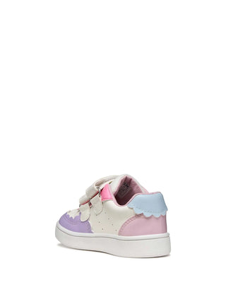 Mädchen-Sneaker - GEOX Weiß-Lila - B555MA 000BC 3