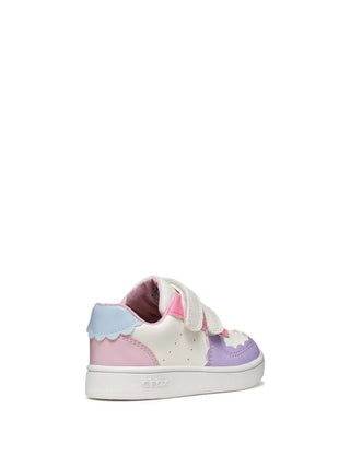 Mädchen-Sneaker - GEOX Weiß-Lila - B555MA 000BC 4