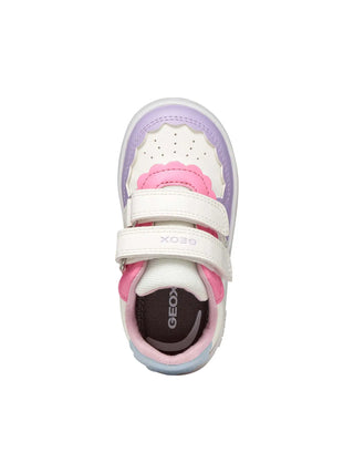 Mädchen-Sneaker - GEOX Weiß-Lila - B555MA 000BC 5