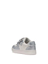 Mädchen-Sneaker - Geox Weiß-Silber - B555MA 054AJ 3