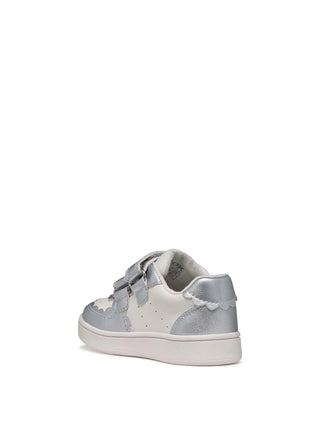 Mädchen-Sneaker - Geox Weiß-Silber - B555MA 054AJ 3
