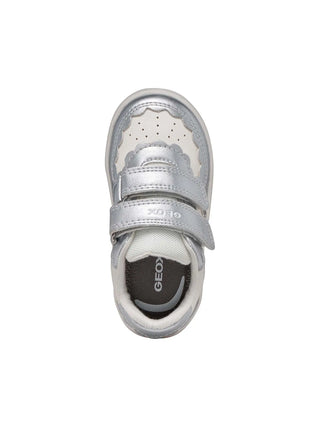 Mädchen-Sneaker - Geox Weiß-Silber - B555MA 054AJ 5