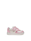 Mädchen-Sneaker - Geox Weiß-Pink - B555MA 054AJ 1
