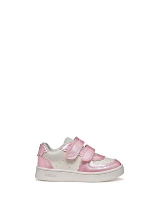 Mädchen-Sneaker - Geox Weiß-Pink - B555MA 054AJ