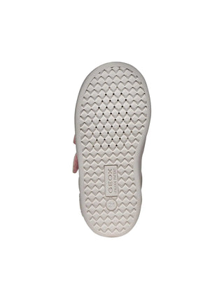 Mädchen-Sneaker - Geox Weiß-Pink - B555MA 054AJ 6