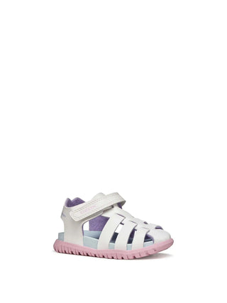 RAGNETTO BAMBINA - GEOX BIANCO-ROSA - B556BA 000BC 2