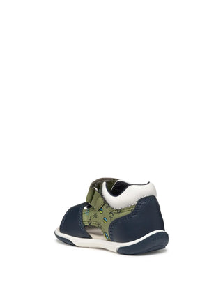 SANDALO BAMBINO - GEOX VERDE - B556EA 05404 4