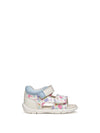 SANDALO BAMBINA - GEOX BIANCO-BLU - B556FC 05404 1