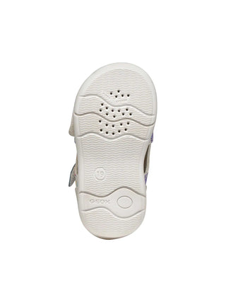 SANDALO BAMBINA - GEOX BIANCO-BLU - B556FC 05404 6