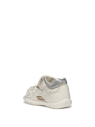 SANDALO BAMBINA - GEOX BIANCO-ARGENTO - B556FD 000BC 3