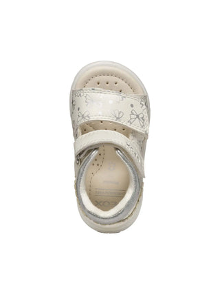 SANDALO BAMBINA - GEOX BIANCO-ARGENTO - B556FD 000BC 5