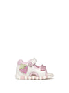 SANDALO BAMBINA - GEOX BIANCO-ROSA - B6517A 054GN 1