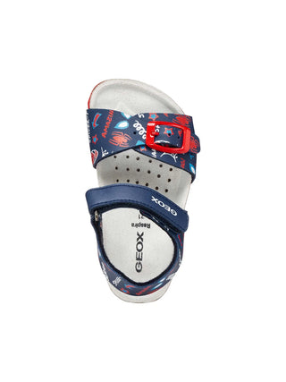 SANDALO BAMBINO - GEOX NAVY-ROSSO - B652QB 00004 5