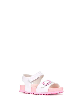 SANDALO BAMBINA - GEOX BIANCO-ROSA - B652RA 000BC 2