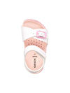 SANDALO BAMBINA - GEOX BIANCO-ROSA - B652RA 000BC 5