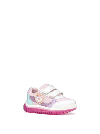 SNEAKERS BAMBINA - GEOX BIANCO-ROSA - B6561A 002AS 2