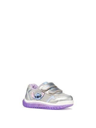 SNEAKERS BAMBINA - GEOX ARGENTO-LILLA - B6561C 0AJAS 2