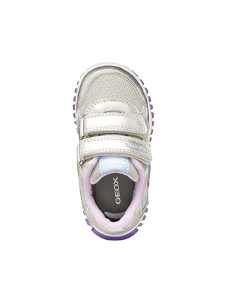 SNEAKERS BAMBINA - GEOX ARGENTO-LILLA - B6561C 0AJAS 5